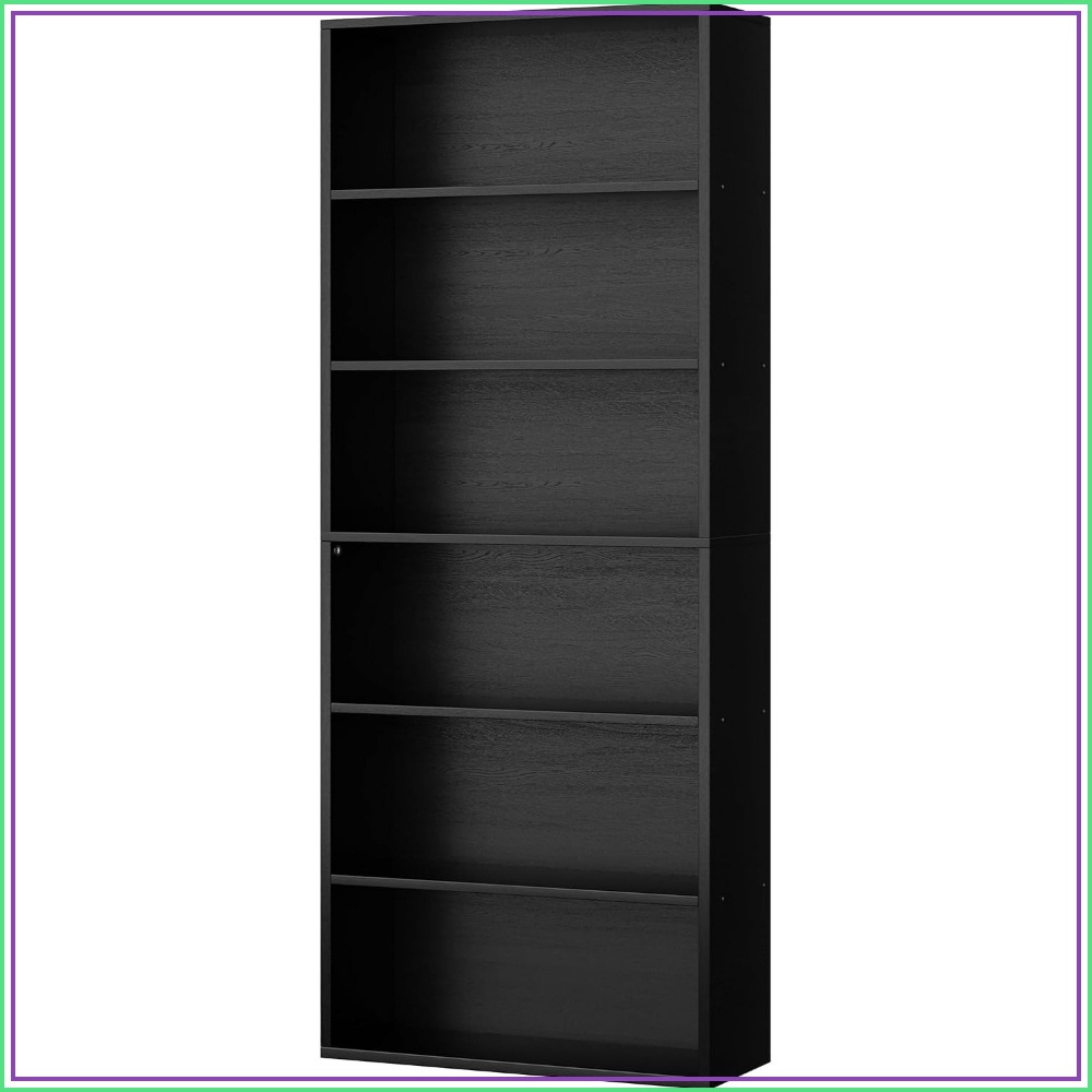 Storage & Organization - Bibliothèque ouverte à 6 niveaux, étagères
