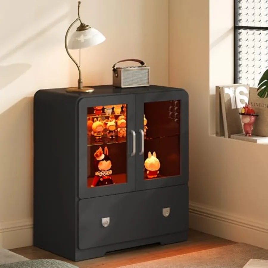 Storage & Organization - Vitrine pour le salon avec portes