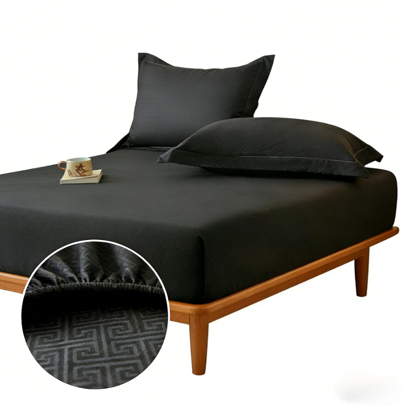 Fitted Bed Sheets Deep Pocket - Protège-matelas antibactérien doux et hypoallergénique pour