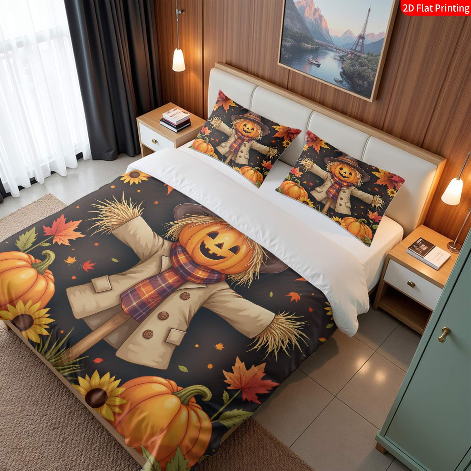 Duvet Cover Sets With Zipper - Parure de lit trois pièces avec