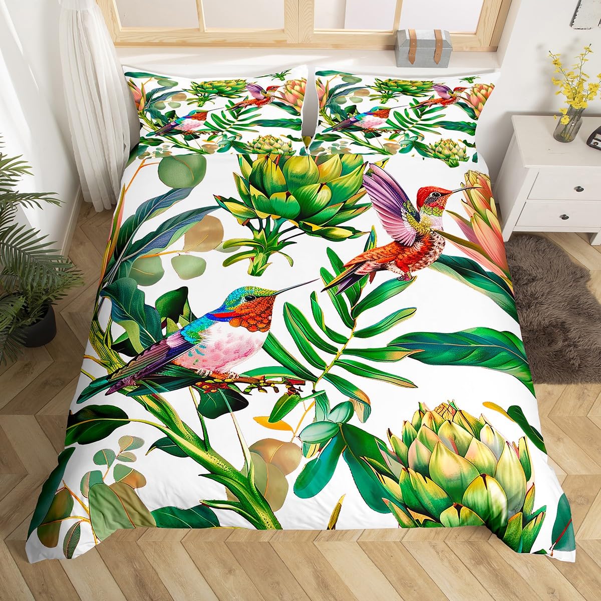 Aesthetic Floral Duvet Cover - Parure de lit en forme de