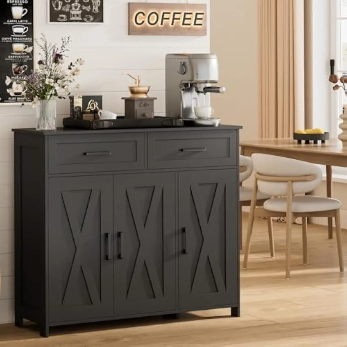 Storage & Organization - Armoire de rangement pour bar à