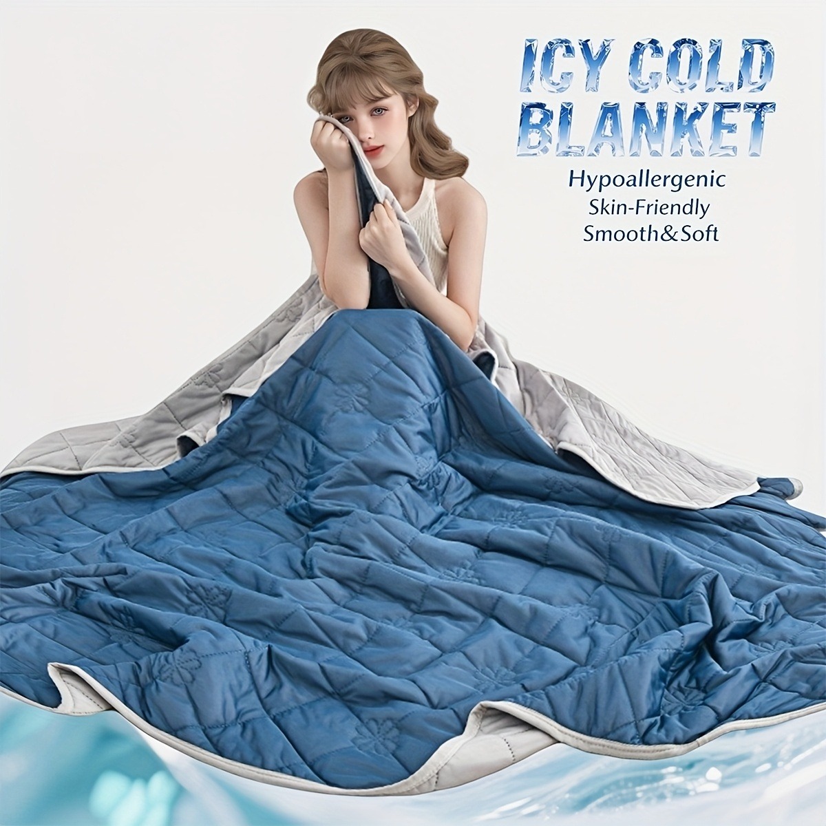 Cooling Blanket Hot Sleepers - Couverture rafraîchissante pour les personnes qui