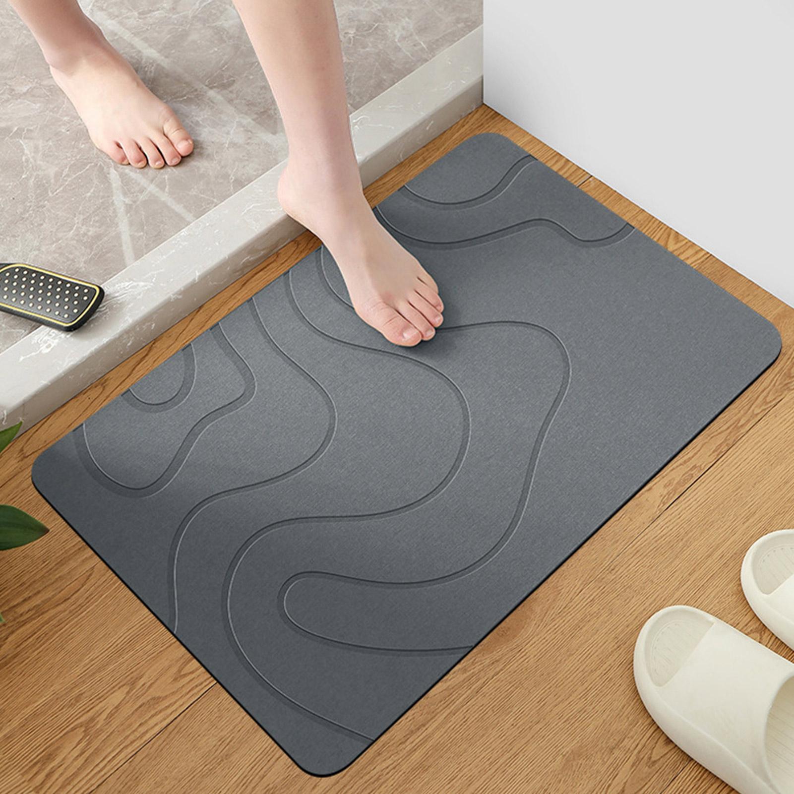 Quick Dry Diatomite Bath Mat - Tapis de bain en pierre à
