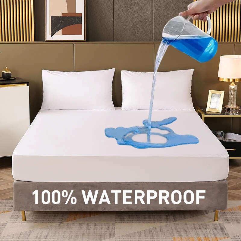 Waterproof Mattress Protector Breathable - Drap-housse imperméable, housse de literie, gril
