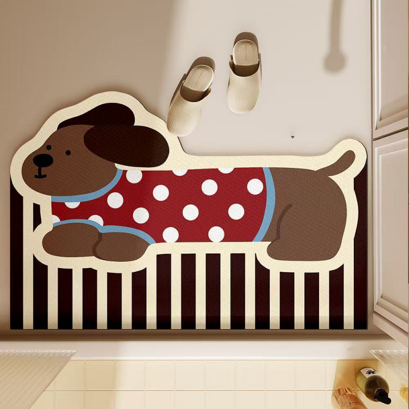 Quick Dry Diatomite Bath Mat - Tapis de bain mignon en forme