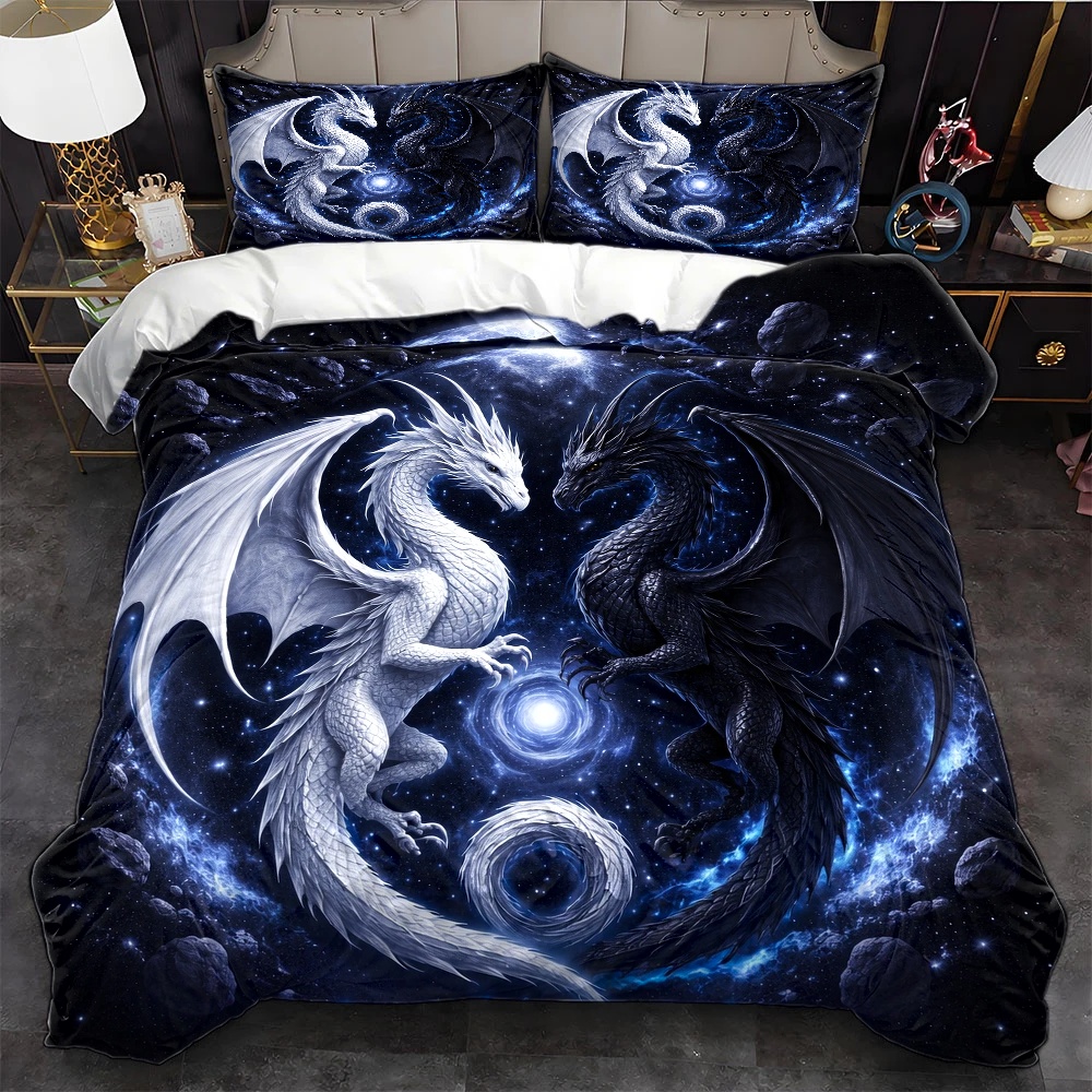 Duvet Cover Sets With Zipper - Ensemble de couvre-lit à motif de