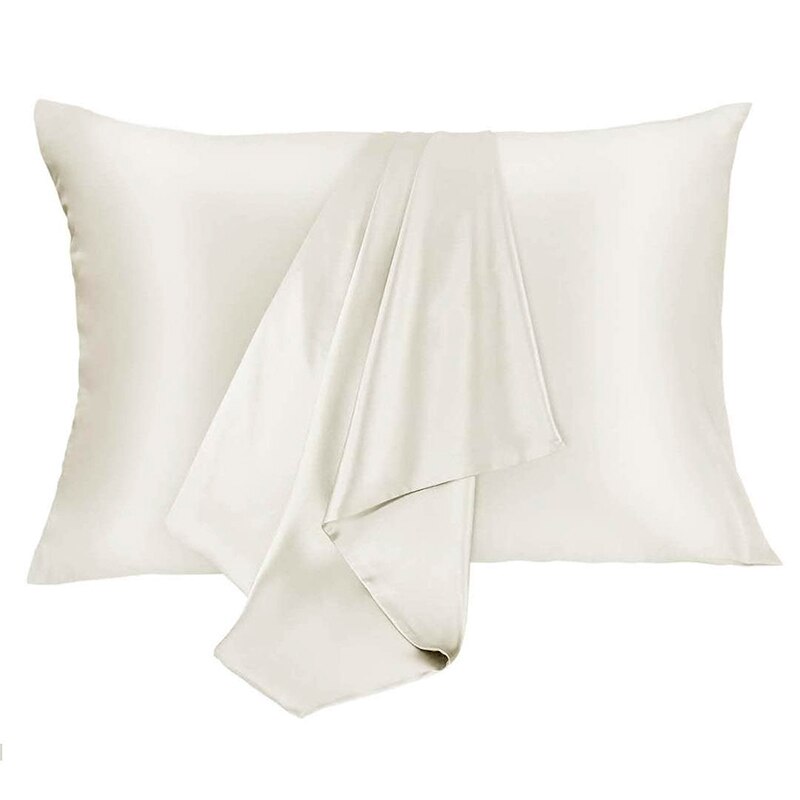 Satin Silk Pillowcase Hair Skin - Taies d'Oreiller en Satin avec Fermeture