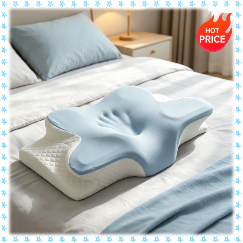 Memory Foam Orthopedic Pillow Neck Pain - Oreiller cervical en mousse à mémoire