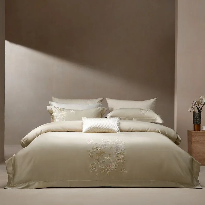 Aesthetic Floral Duvet Cover - Parure de lit en coton Lyocell