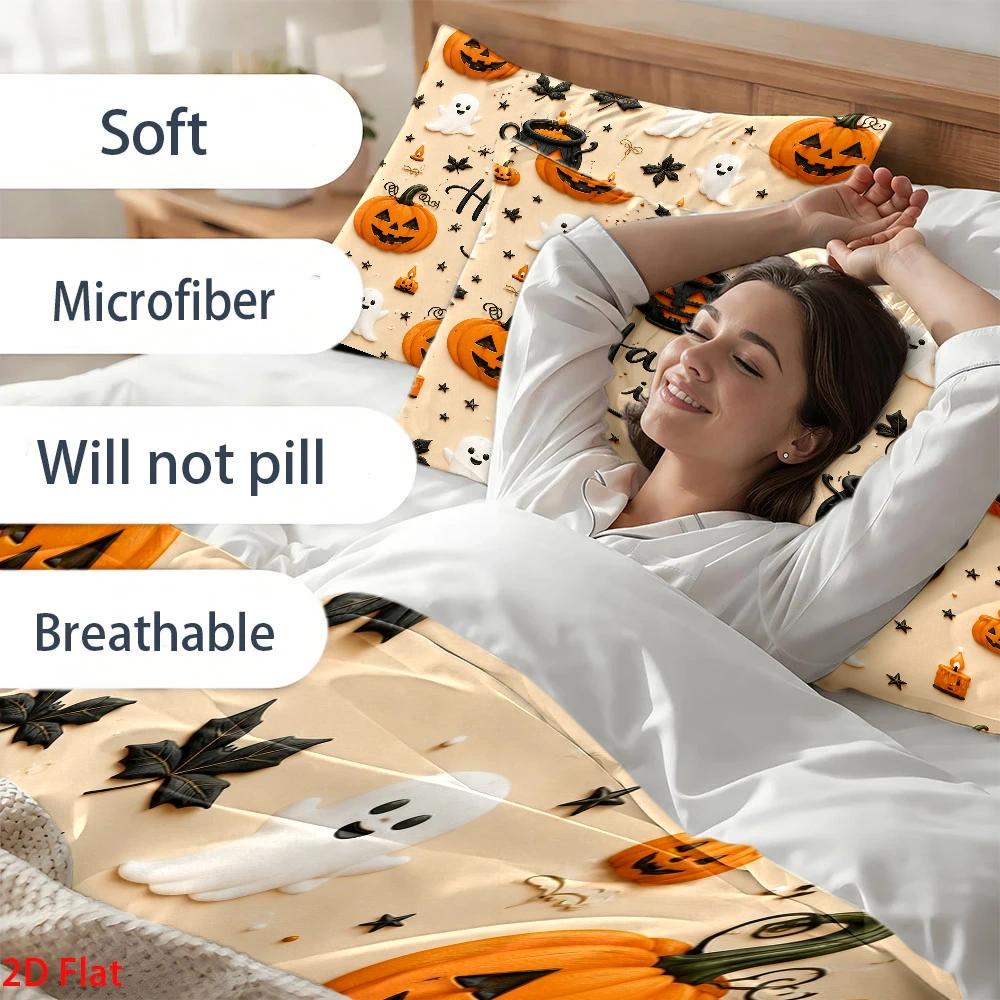 Duvet Cover Sets With Zipper - Ensemble de housse de couette douce,