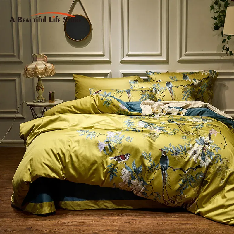Aesthetic Floral Duvet Cover - Ensemble de literie de luxe en