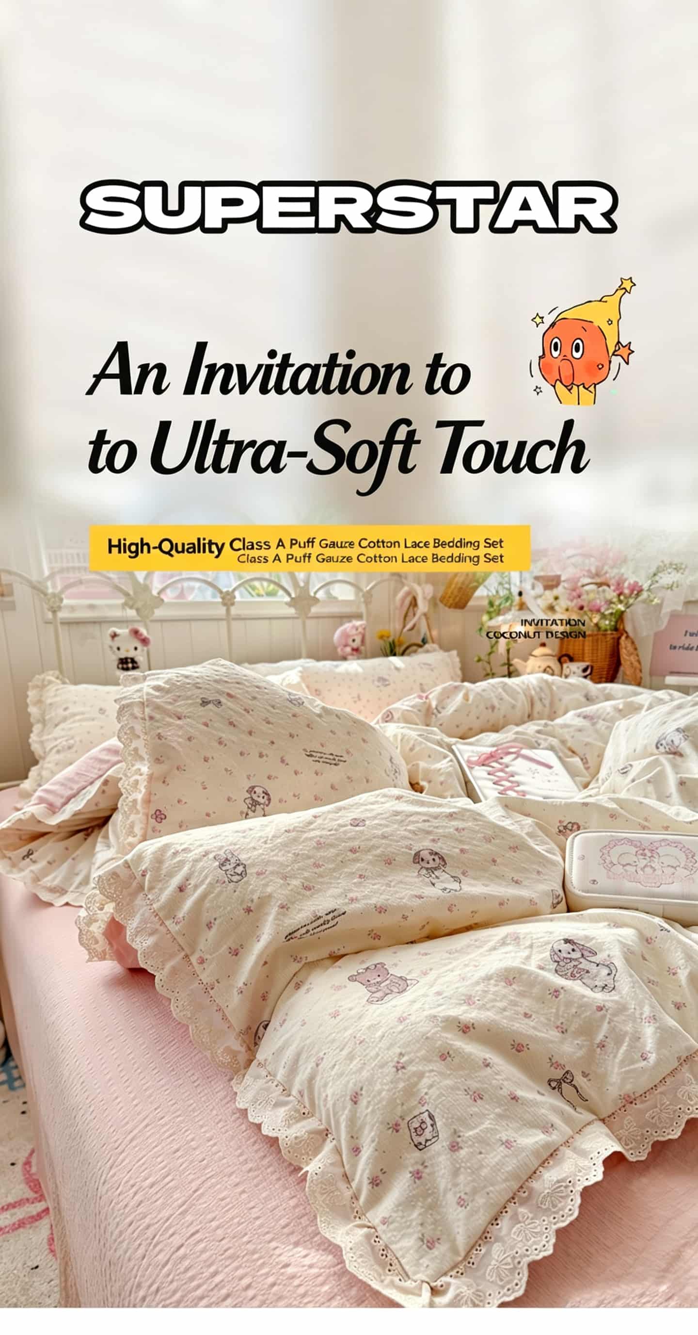 Ensemble de literie de style c - Aesthetic Floral Duvet Cover avis et prix