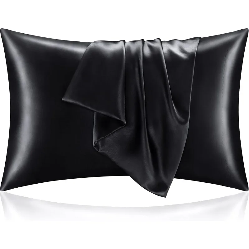 1/2 pièces, taie d'oreiller en - Satin Silk Pillowcase Hair Skin avis et prix
