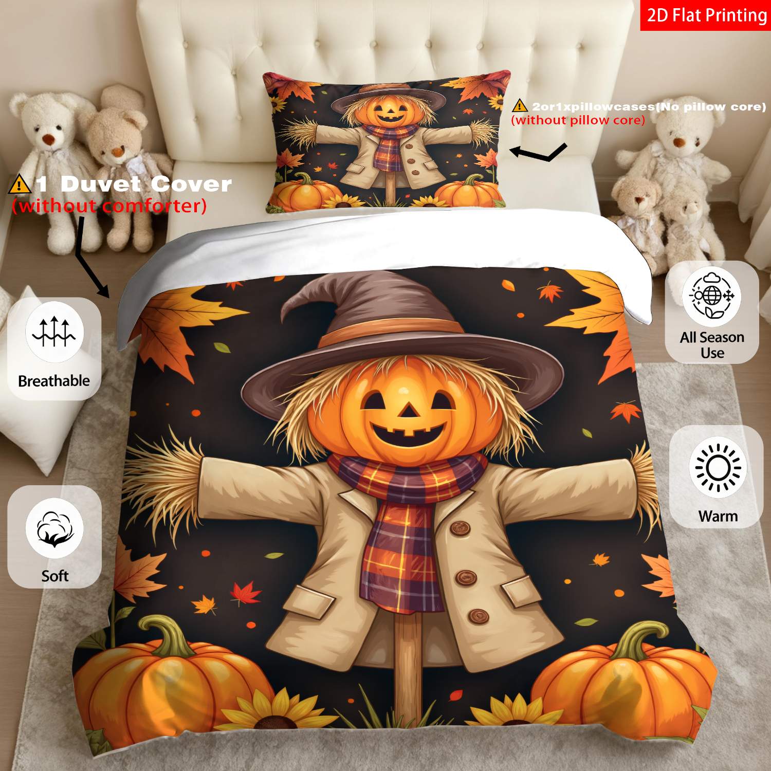 Parure de lit trois pièces ave - Duvet Cover Sets With Zipper avis et prix