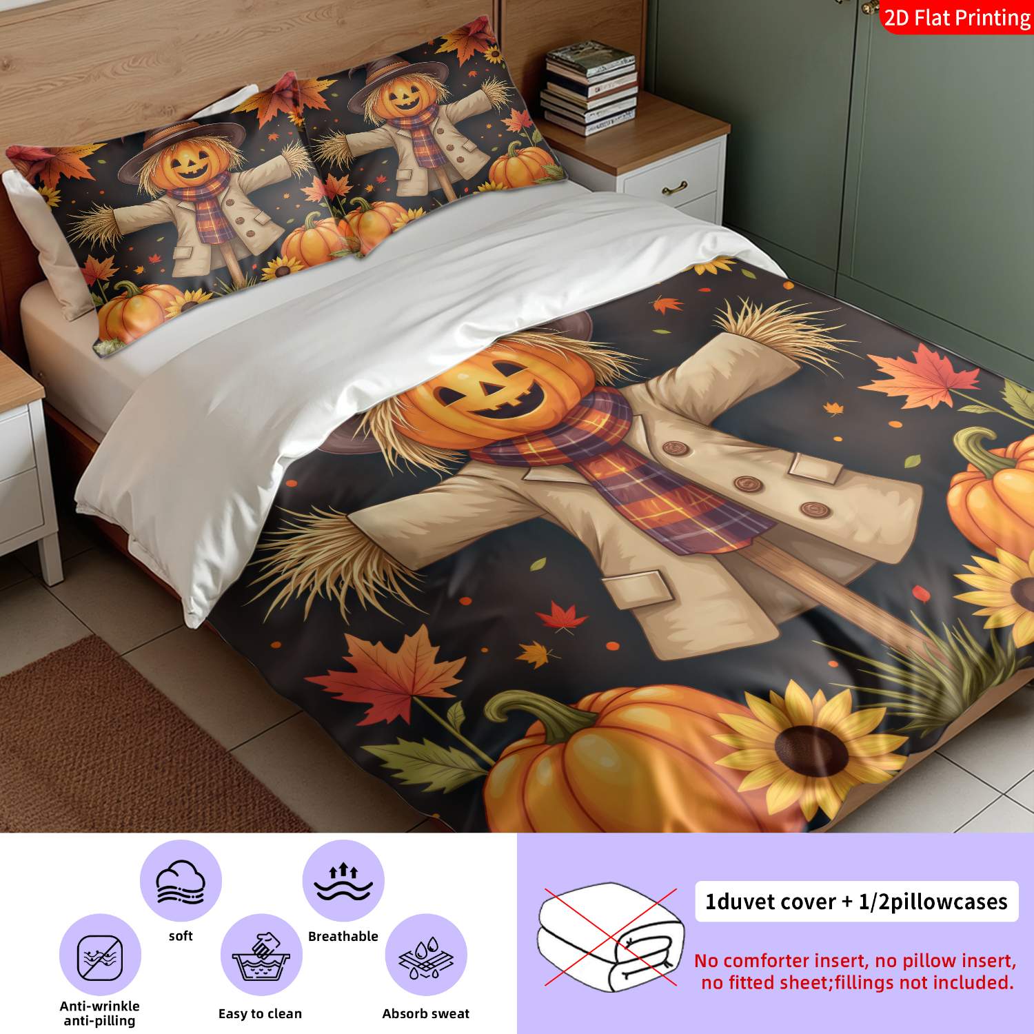 Parure de lit trois pièces ave - Duvet Cover Sets With Zipper avis et prix