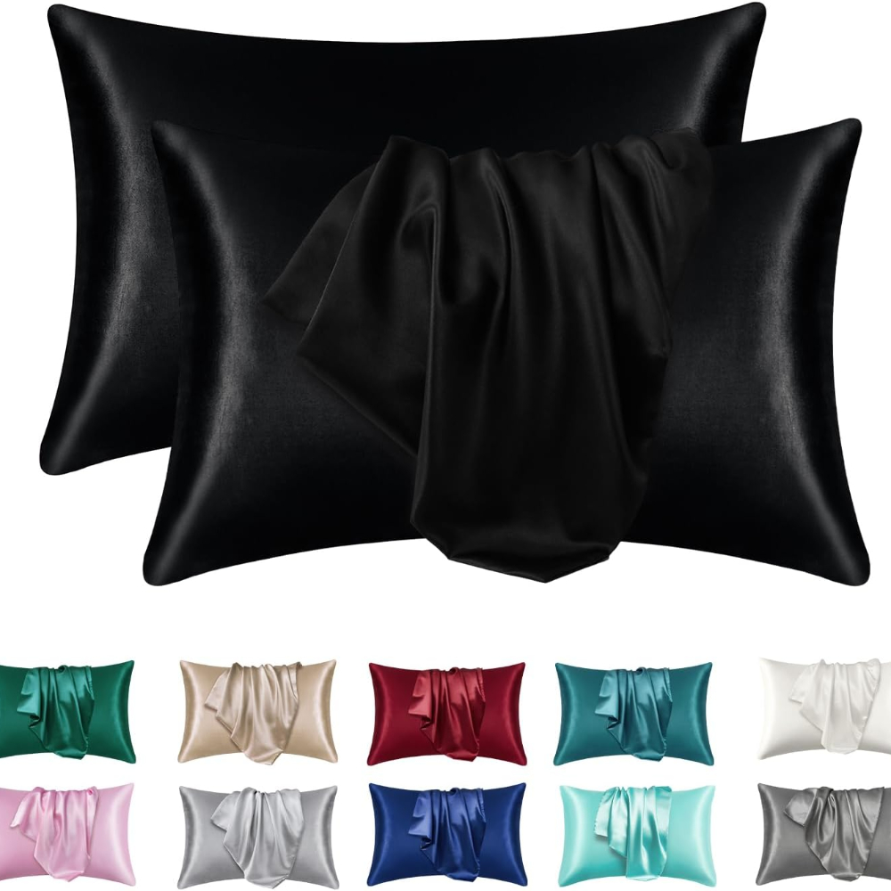 Taie d'oreiller en satin de so - Satin Silk Pillowcase Hair Skin avis et prix