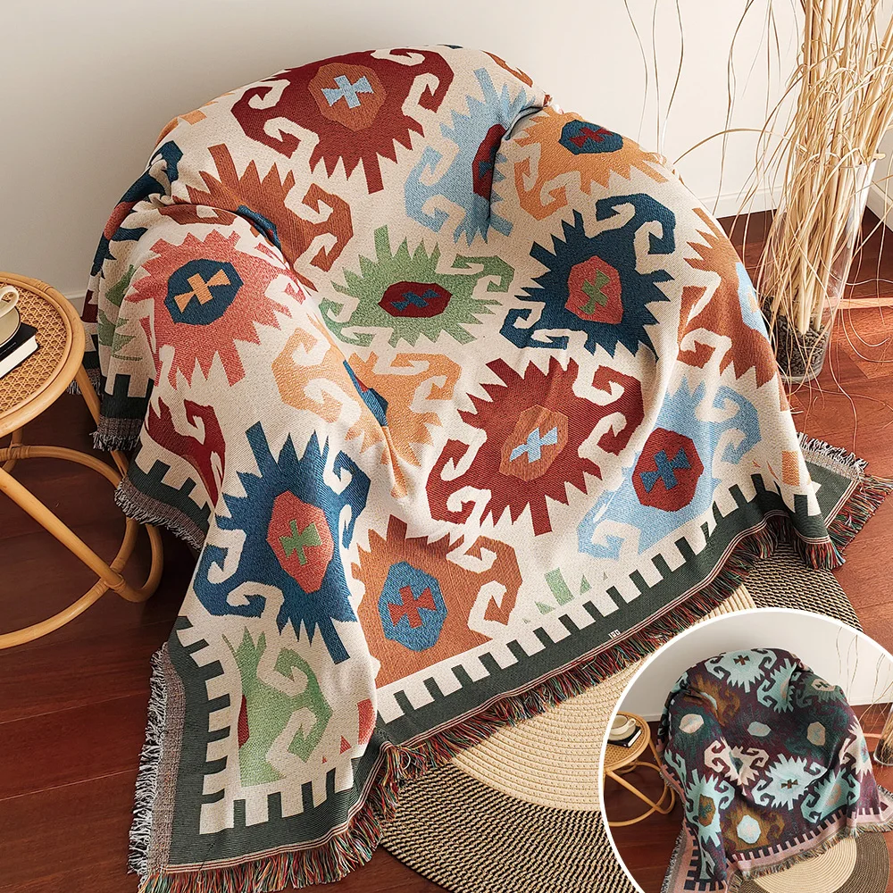 Nouvelle couverture de canapé, - Boho Throw Blanket Fringe avis et prix