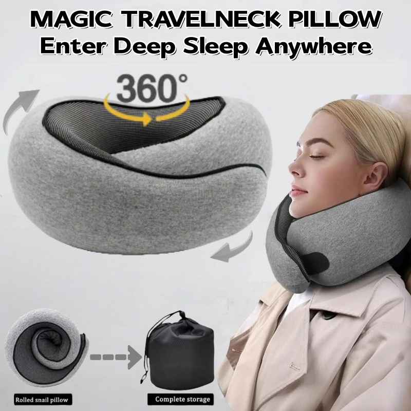 Oreiller de voyage portable en - Anti Snore Contour Pillow avis et prix