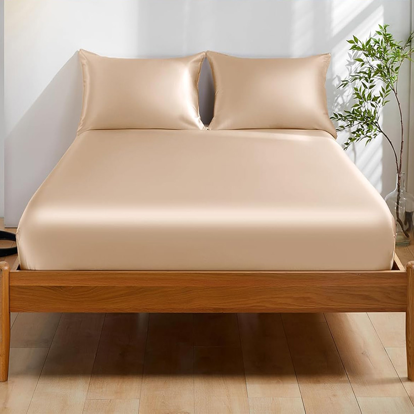 Drap-housse 100% Soie de Mûrie - Fitted Bed Sheets Deep Pocket avis et prix
