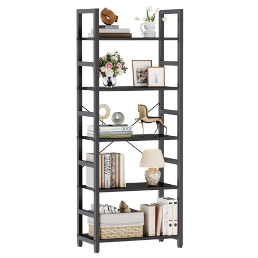 Étagère à 5 niveaux, bibliothè - Storage & Organization avis et prix