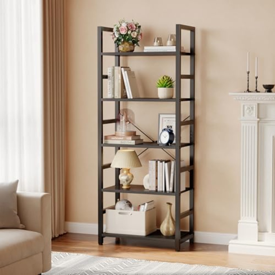 Étagère à 5 niveaux, bibliothè - Storage & Organization avis et prix