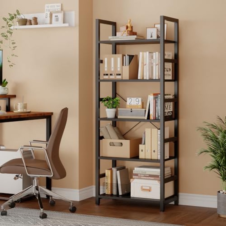 Étagère à 5 niveaux, bibliothè - Storage & Organization avis et prix