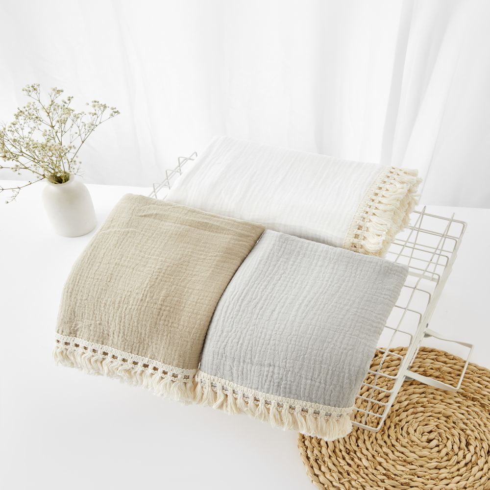 Couvertures d'emmaillotage en  - Muslin Cotton Bedspread avis et prix