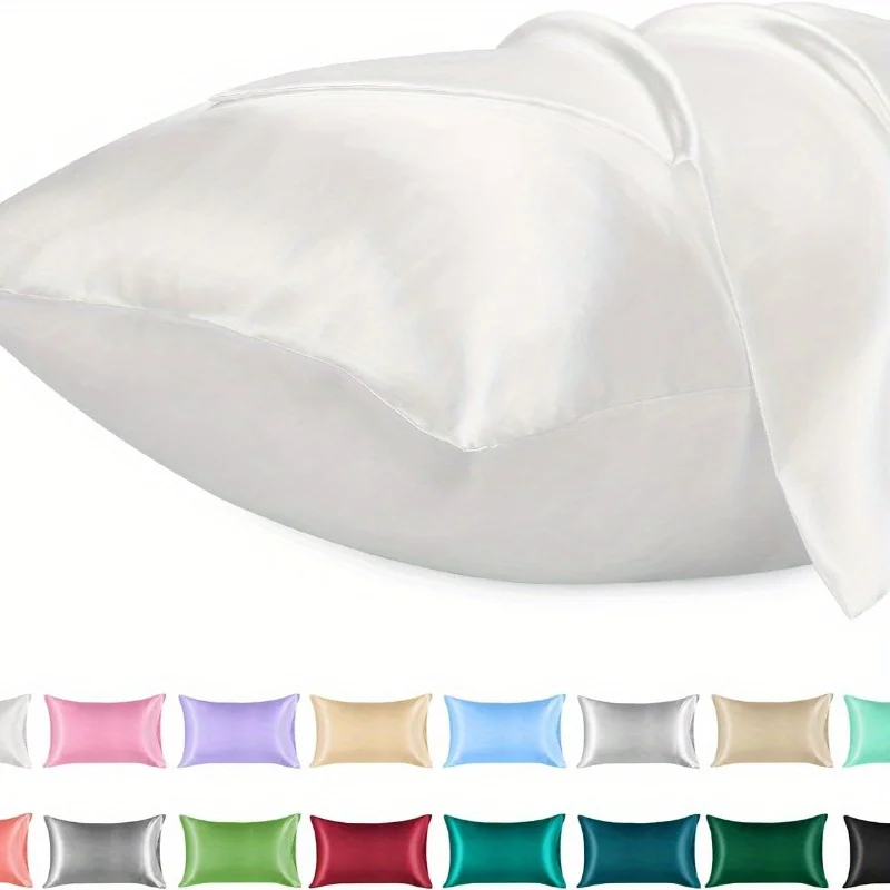 Taie d'oreiller en satin pour  - Satin Silk Pillowcase Hair Skin avis et prix