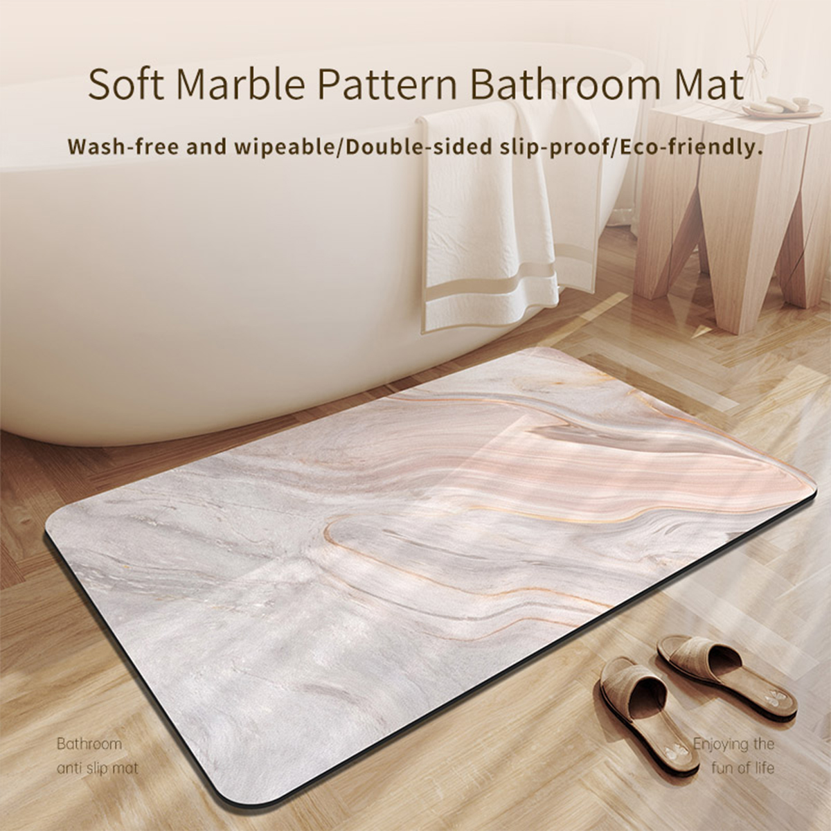 Tapis de bain en terre de diat - Quick Dry Diatomite Bath Mat avis et prix