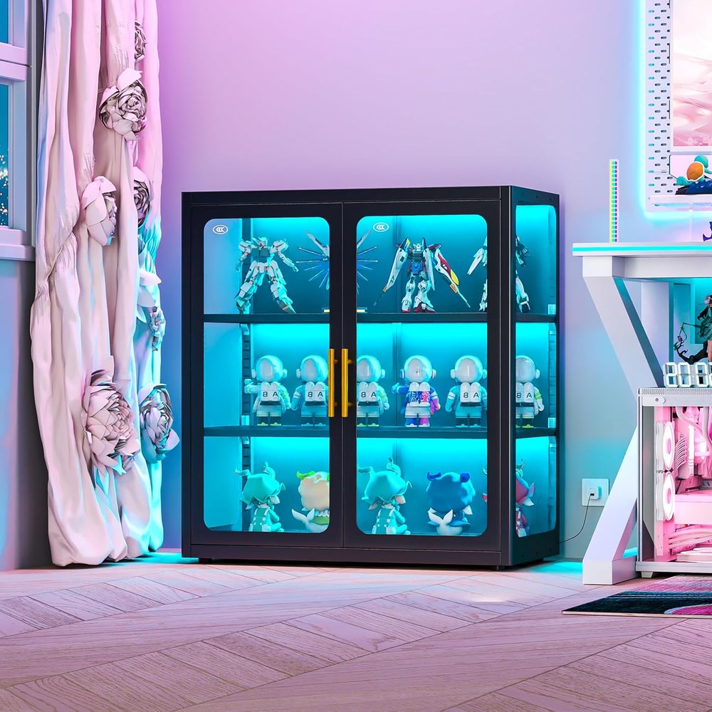 Vitrine haute de 34 pouces ave - Lighting avis et prix