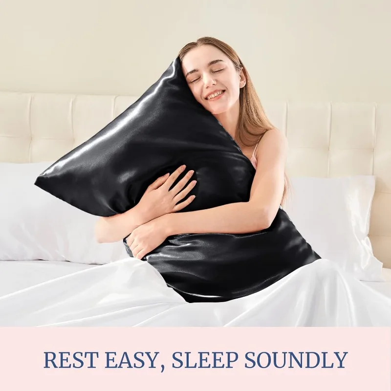 Taie d'oreiller en satin multi - Satin Silk Pillowcase Hair Skin avis et prix
