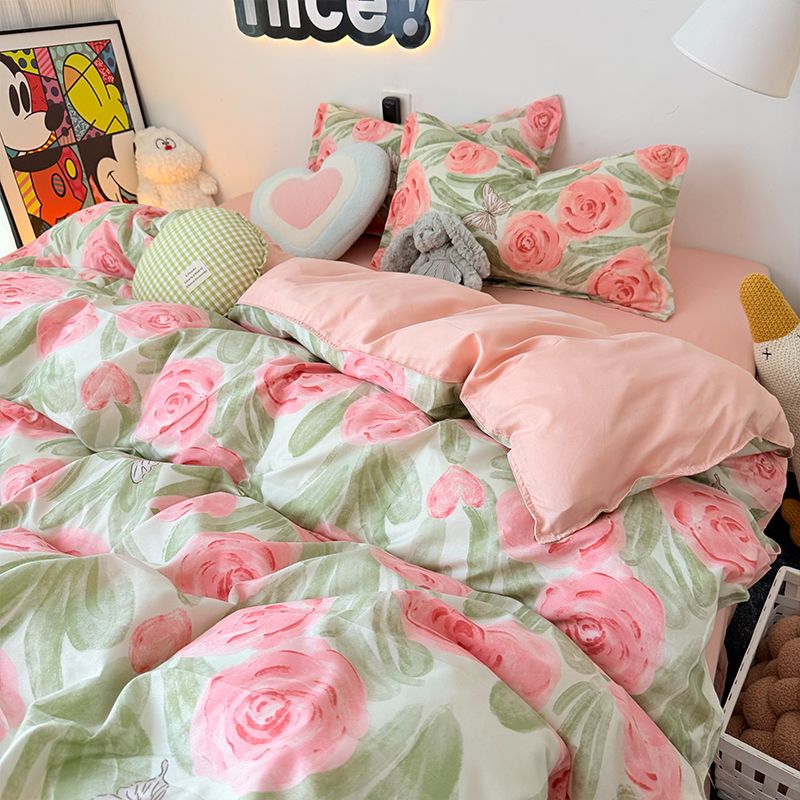 Rose Rose housse de couette en - Duvet Cover Sets With Zipper avis et prix