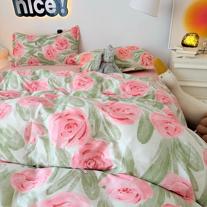 Rose Rose housse de couette en - Duvet Cover Sets With Zipper avis et prix