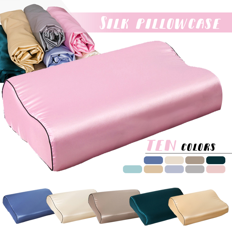 Taie d'oreiller en Latex satin - Satin Silk Pillowcase Hair Skin avis et prix