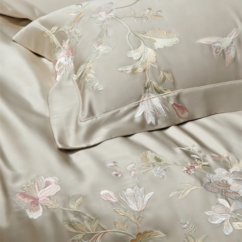 Parure de lit en coton Lyocell - Aesthetic Floral Duvet Cover avis et prix
